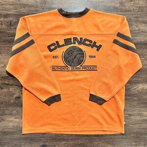 CLENCH Cyber Y2K Orange Technical Long Sleeve - Large